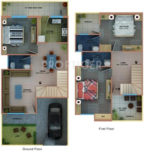 Fortune Soumya Heritage Villa (3BHK+3T (1,500 sq ft) 1500 sq ft) Fortune Soumya Heritage Villa (3BHK+3T (1,500 sq ft) 1500 sq ft)