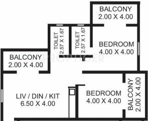 Riviera Sapphire Apartment (2BHK+2T (1,141 sq ft) 1141 sq ft) Riviera Sapphire Apartment (2BHK+2T (1,141 sq ft) 1141 sq ft)