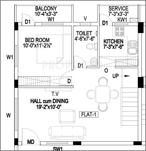 SK Tejas (3BHK+3T (1,437 sq ft) 1437 sq ft)