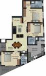 SI Tana (3BHK+3T (1,670 sq ft) 1670 sq ft)
