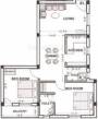 Floor Plan (2BHK+2T) VJ Builders and Promoter Joy Floor Plan (2BHK+2T)