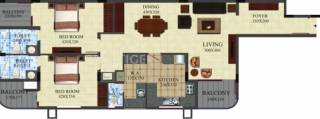SI Verna (2BHK+2T (1,500 sq ft) 1500 sq ft)