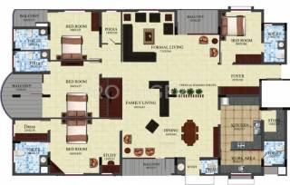 SI Verna (4BHK+6T (3,165 sq ft) + Pooja Room 3165 sq ft)