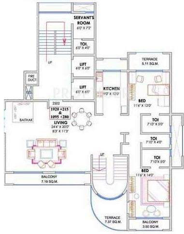 National Sea Queen Heritage (4BHK+4T (2,135 sq ft) 2135 sq ft)