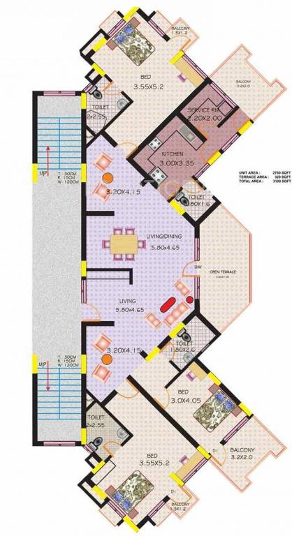 Galaxy Leo Paradise (3BHK+3T (3,100 sq ft) 3100 sq ft) Galaxy Leo Paradise (3BHK+3T (3,100 sq ft) 3100 sq ft)