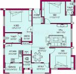 SK Builders and Promoters Sri Neya Residency (3BHK+3T (1,358 sq ft) 1358 sq ft)