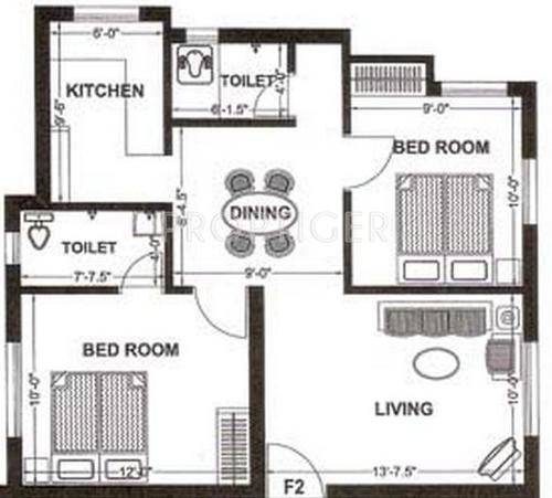 VJ Builders and Promoter VJ Lawn (2BHK+2T (780 sq ft) 780 sq ft)