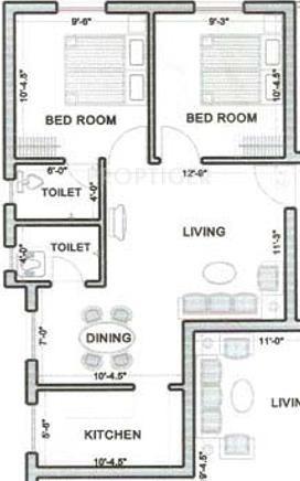VJ Builders and Promoter VJ MERCY (2BHK+2T (710 sq ft) 710 sq ft)