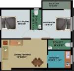 Jeyyes Daisy (2BHK+2T (798 sq ft) 798 sq ft)