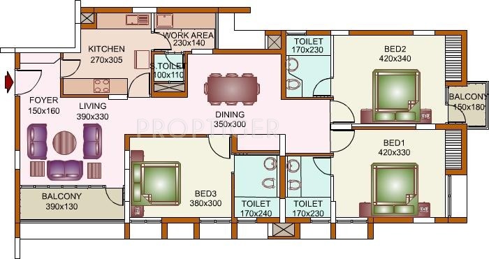 Desai DD West Winds (3BHK+4T (1,587 sq ft) 1587 sq ft) Desai DD West Winds (3BHK+4T (1,587 sq ft) 1587 sq ft)