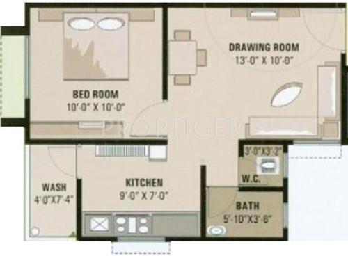 Sadguru Matru Vatika (1BHK+1T (729 sq ft) 729 sq ft)