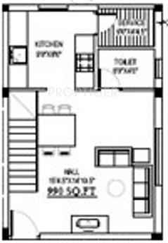 ACE Meadows (2BHK+2T (990 sq ft) 990 sq ft)