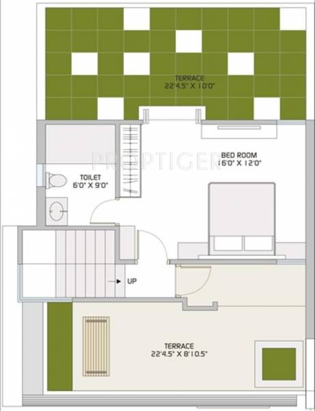 Pawan Group Vicenza Marigold Floor Plan (5BHK+3T + Study Room)