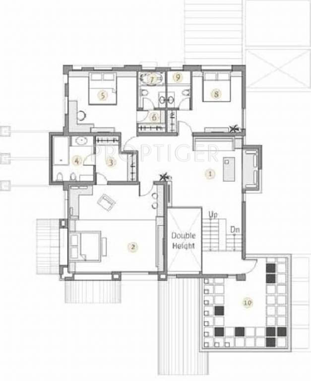 Pawan Group Vicenza Highlands Floor Plan (5BHK+4T + Servant Room)