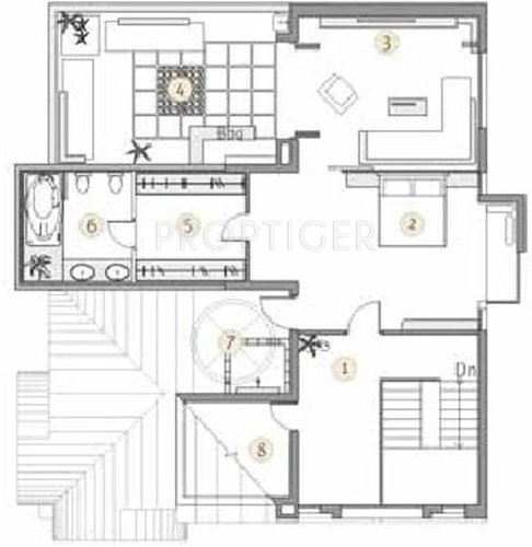 Pawan Group Vicenza Highlands Floor Plan (5BHK+4T + Servant Room)