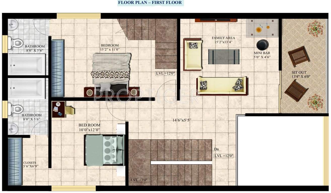 Ombalaji Ombalaji Brindavan (4BHK+3T (2,800 sq ft) 2800 sq ft)