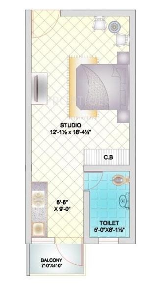 SSB Doon Paradise (1BHK+1T (540 sq ft) 540 sq ft) SSB Doon Paradise (1BHK+1T (540 sq ft) 540 sq ft)