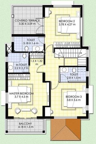 Ashray Belvederre (4BHK+4T (2,475 sq ft) 2475 sq ft)