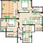 Magic Marvel (2BHK+2T (1,222 sq ft) 1222 sq ft)