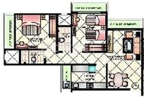 Bhoomi Flora (2BHK+2T (1,375 sq ft) 1375 sq ft)
