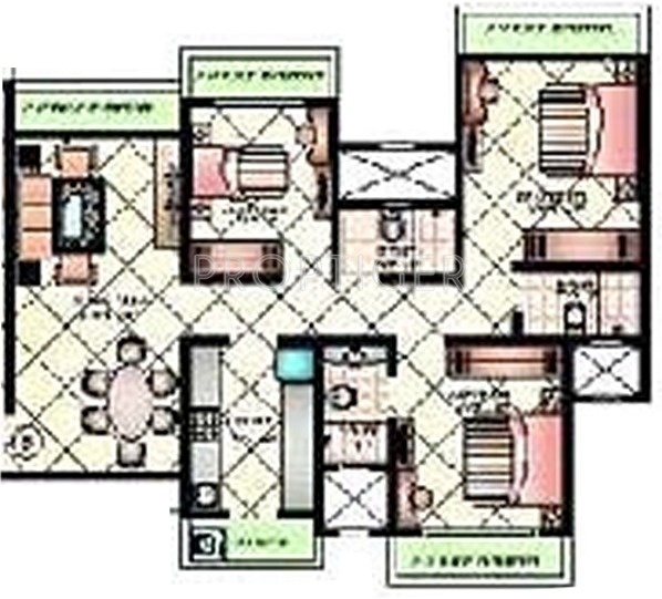 Bhoomi Flora (3BHK+3T (1,740 sq ft) 1740 sq ft)