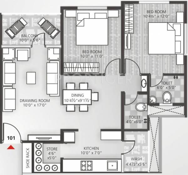 Avalon Courtyard 2 (2BHK+2T (1,314 sq ft) 1314 sq ft) Avalon Courtyard 2 (2BHK+2T (1,314 sq ft) 1314 sq ft)