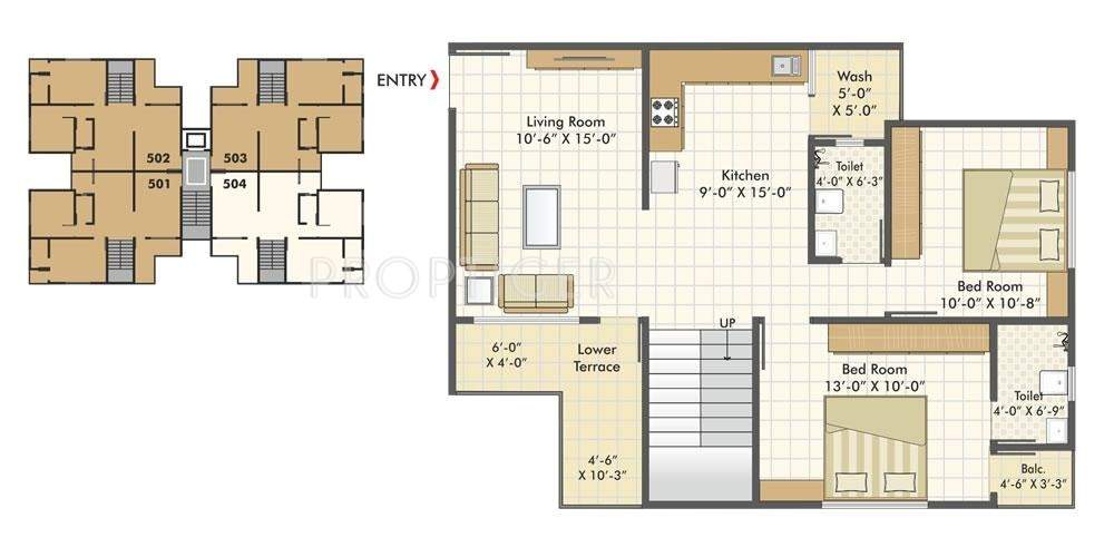 Akshar Paradise Apartments (4BHK+4T (2,025 sq ft) 2025 sq ft)