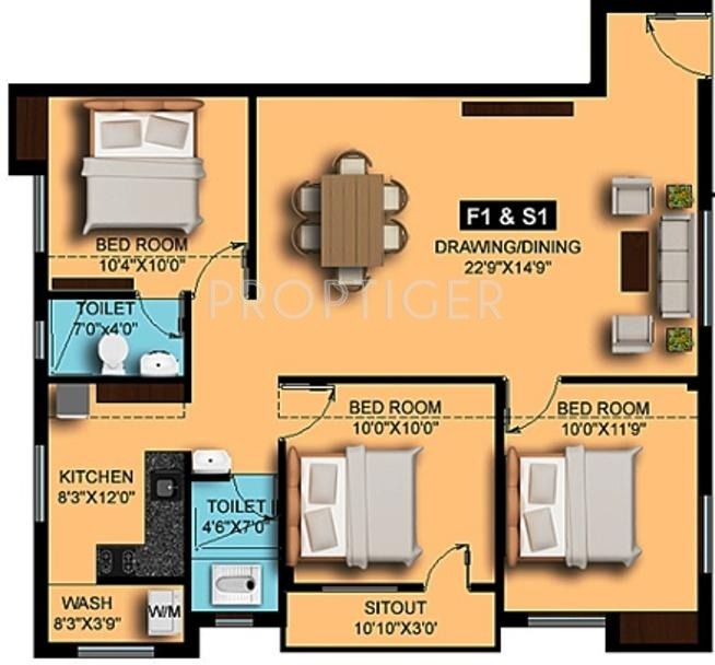 Sumangali Eastern Square (3BHK+2T (1,245 sq ft) 1245 sq ft) Sumangali Eastern Square (3BHK+2T (1,245 sq ft) 1245 sq ft)