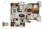 SFS Beverly Park (3BHK+3T (2,106 sq ft) 2106 sq ft) SFS Beverly Park (3BHK+3T (2,106 sq ft) 2106 sq ft)