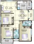 Amigo Agna Indraprasta (3BHK+2T (1,435 sq ft) 1435 sq ft)