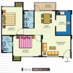 Manglam Kanak Residency (2BHK+2T (1,089 sq ft) 1089 sq ft)