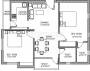 Floor Plan (2BHK+2T) Sumangali Homes Rajeshwari Manor Floor Plan (2BHK+2T)