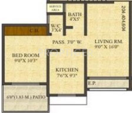 MS Vrindavan Palms (1BHK+1T (605 sq ft) 605 sq ft) MS Vrindavan Palms (1BHK+1T (605 sq ft) 605 sq ft)