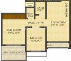 MS Vrindavan Palms (1BHK+1T (605 sq ft) 605 sq ft) MS Vrindavan Palms (1BHK+1T (605 sq ft) 605 sq ft)