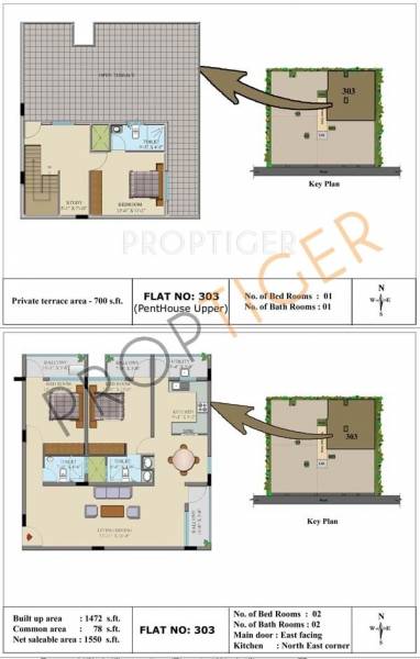 Insight Dwaraka (3BHK+3T (1,550 sq ft) 1550 sq ft)