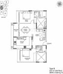 SFS Stanford (2BHK+2T (1,120 sq ft) 1120 sq ft)