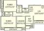 Floor Plan (3BHK+3T) Rashmi Rashmi Pride Floor Plan (3BHK+3T)