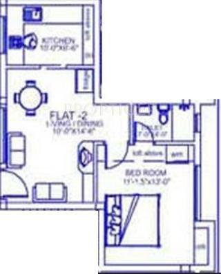 Palace Sai Harini (1BHK+1T (568 sq ft) 568 sq ft)