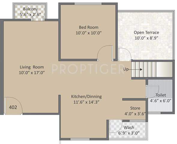 Kanha Gold (3BHK+3T (1,500 sq ft) 1500 sq ft)