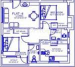 Palace Sai Adinath (2BHK+2T (851 sq ft) 851 sq ft) Palace Sai Adinath (2BHK+2T (851 sq ft) 851 sq ft)