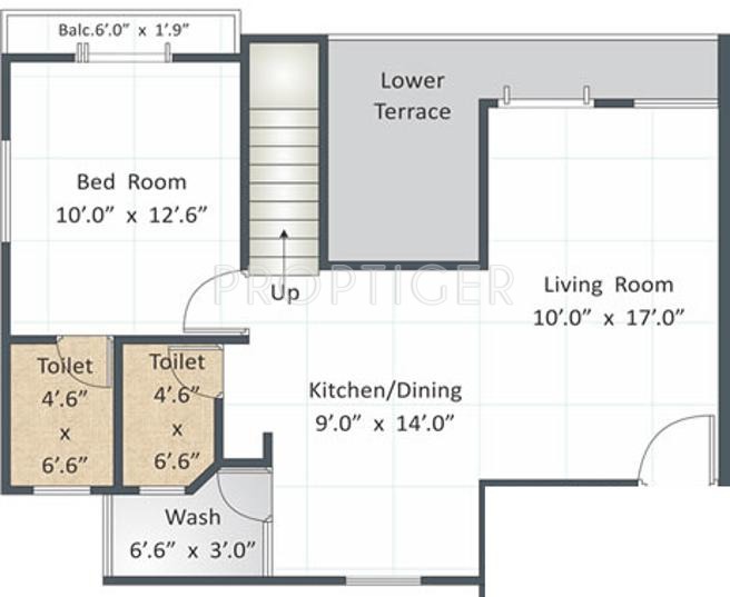 Kanha Heights II (3BHK+3T (2,000 sq ft) 2000 sq ft)