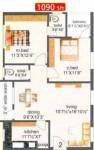 Vathsa Srinivasam (2BHK+2T (1,090 sq ft) 1090 sq ft)