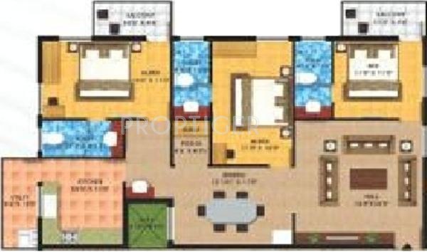 Ceebros Magnolia (3BHK+3T (2,900 sq ft) 2900 sq ft)