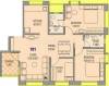 Sanjeevani Sahayog Apartment (2BHK+2T (1,004 sq ft) Study Room 1004 sq ft)