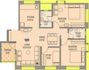 Sanjeevani Sahayog Apartment (2BHK+2T (1,004 sq ft) Study Room 1004 sq ft) Sanjeevani Sahayog Apartment (2BHK+2T (1,004 sq ft) Study Room 1004 sq ft)
