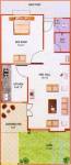 IBD Universal Indus Estates Floor Plan (1BHK+1T)