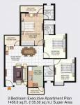 IBD The Florence Platinum (3BHK+3T (1,458 sq ft) 1458 sq ft)