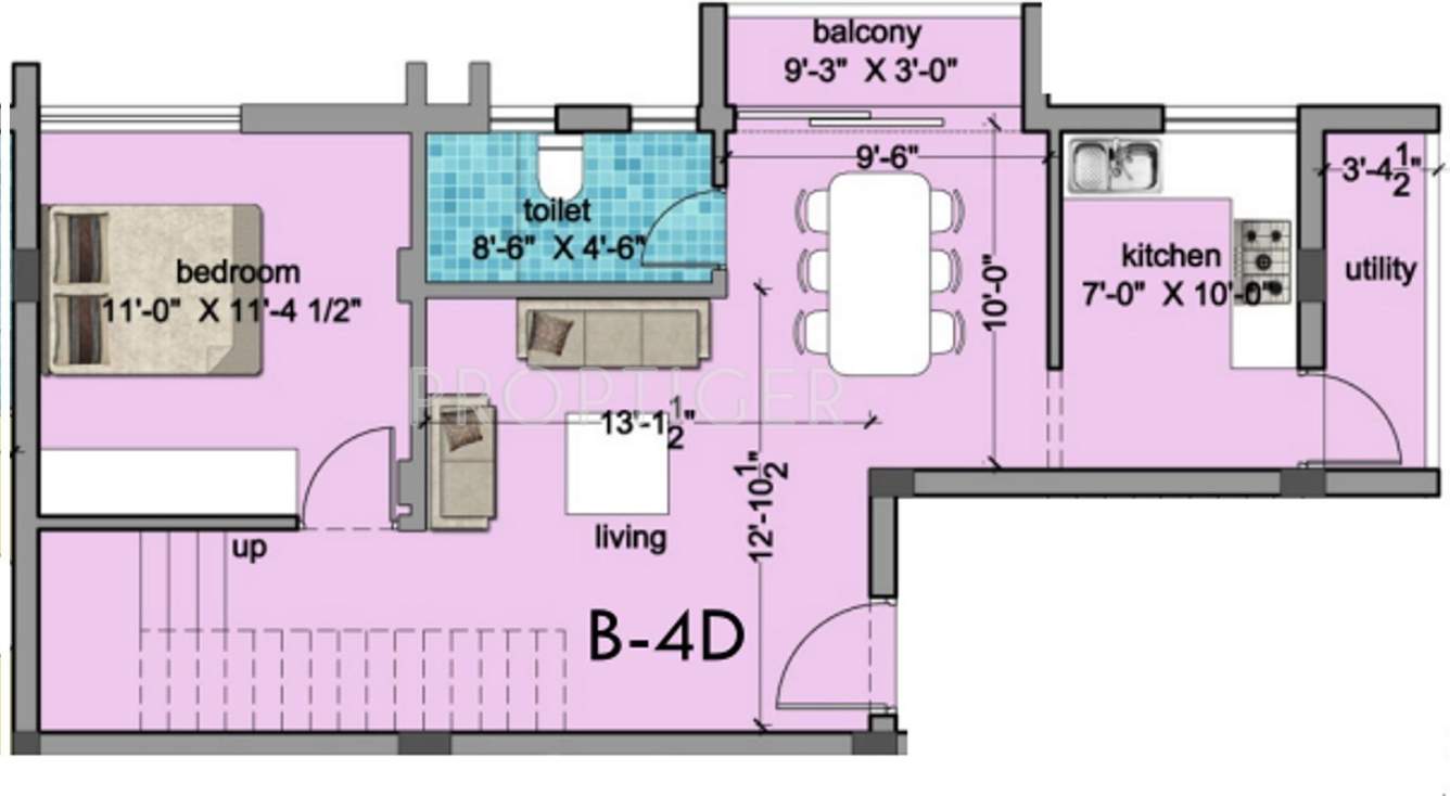 Abhinitha Vikas Verdant Villa (3BHK+3T (1,630 sq ft) 1630 sq ft)