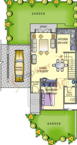 Raviraj Citadel Empress Villas (3BHK+3T (2,400 sq ft) 2400 sq ft)