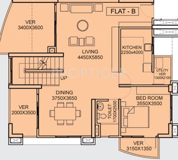 RDB Regent Paradise (4BHK+4T (2,927 sq ft) 2927 sq ft)